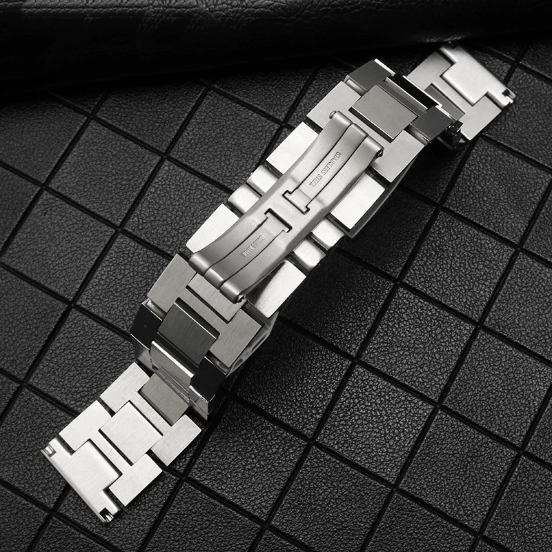 FERNBE Stainless Steel Watch Band for Cartier-TANK Series