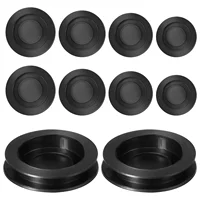 10 Pcs Round Rubber Stopper Piggy Bank Plugs Money Box Covers Caps Reusable Black Storage Container Sealer Home Decor 1