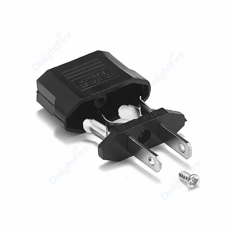 US American KR Plug Adapter 2 Pin EU European Euro China To US EU Travel Adapter Plug Outlet Power Converter Electric Socket