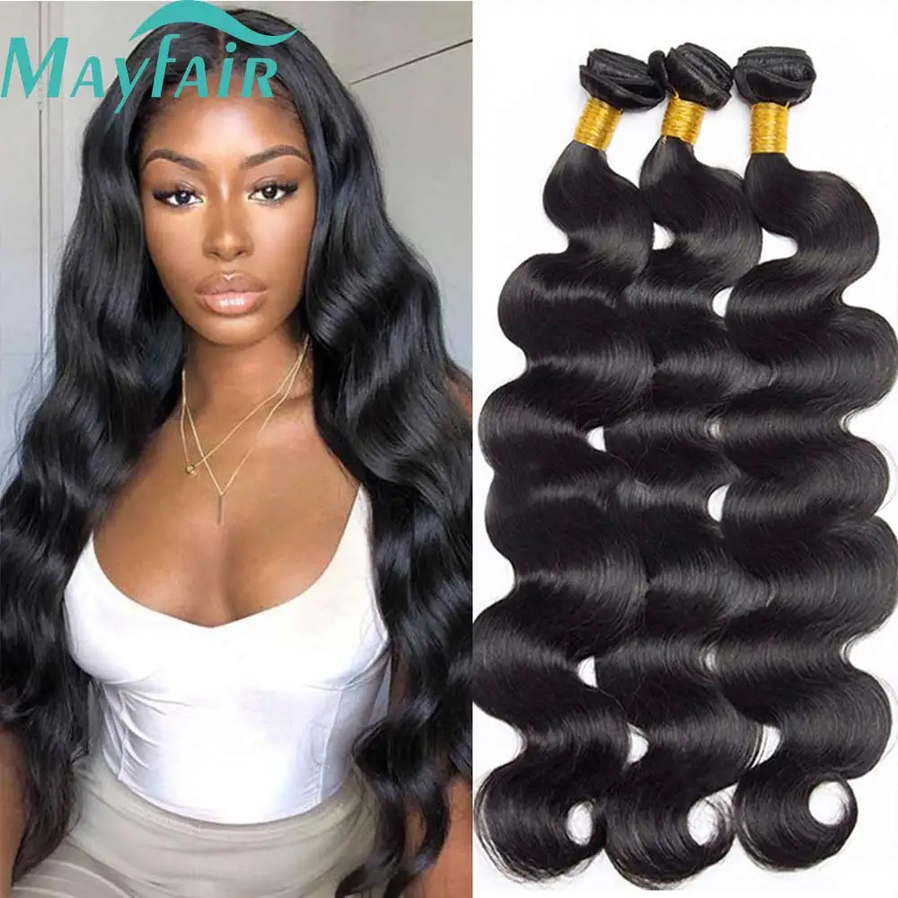 

12A Body Wave Bundles 30 Inch Raw Indian Remy Virgin Unprocessed 100% Human Hair BodyWave Hair Extensions 1 3 4 Bundles Deal