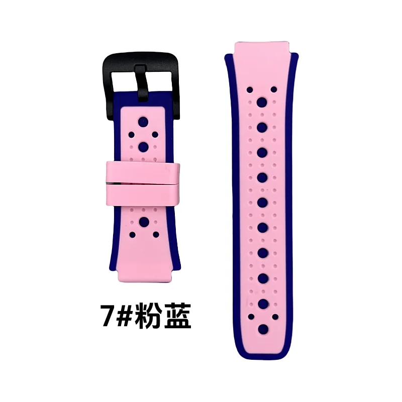 Universal 18mm Waterproof Silicone Smart Sport Watch Strap