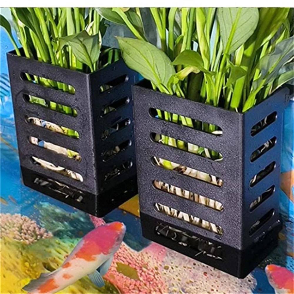 Title 5, Aquarium Holder Tank Pot Aquatic Hanging Cups P...