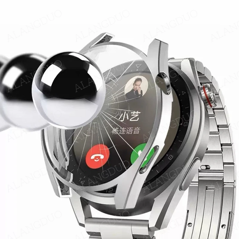 Huawei Watch 4 Pro 용 TPU 보호 케이스 Huawei Watch 3 Pro Watch 4 pro 도금 보호 쉘용 전체 화면 보호기