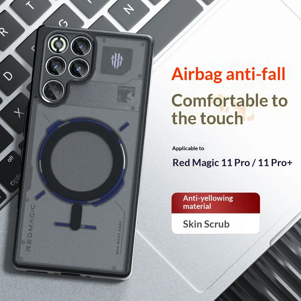 Luxury Shockproof Acrylic Frosted Magnetic Airbag Cover Case