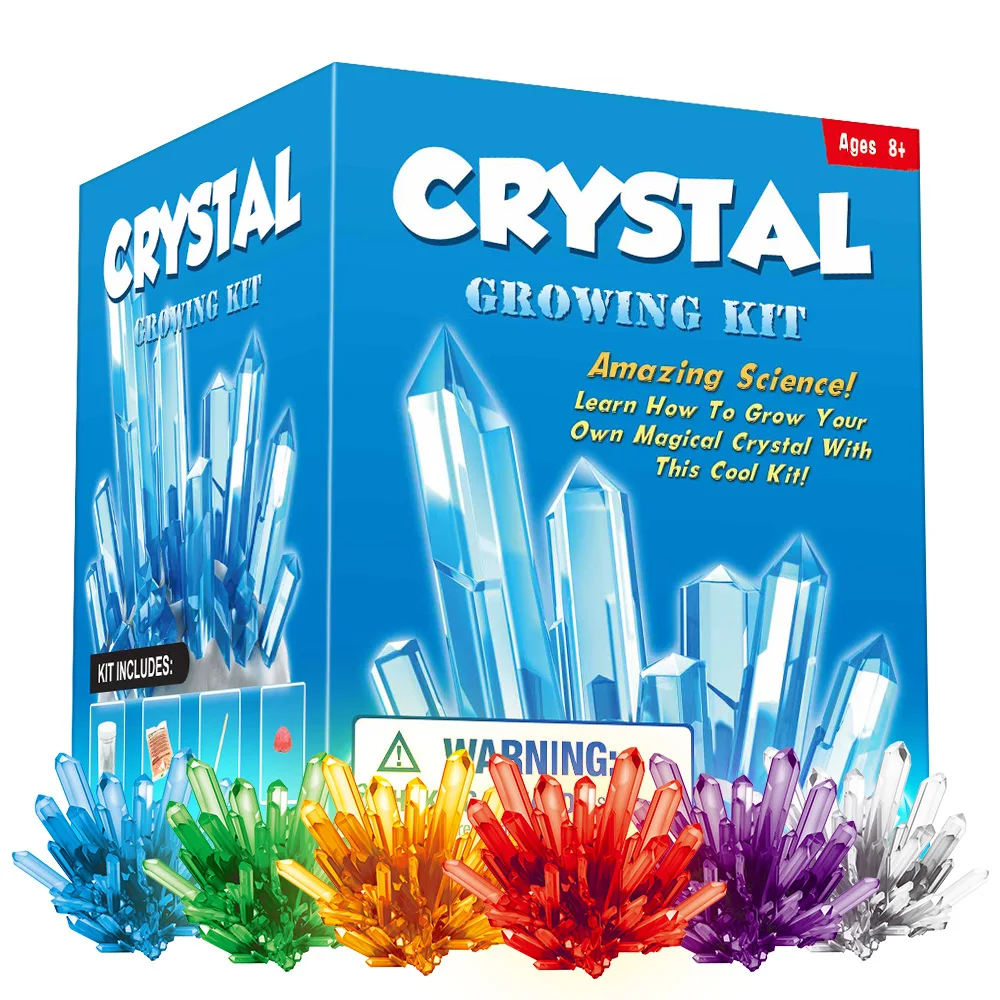 Arts And Crafts Animal Crystal Growing Kit for Kids Science Kits for Kids  Grow Crystal Science Experiments Toys Diy Projects Learning Education Toys  Gifts for Girls And Boys Plastic A 