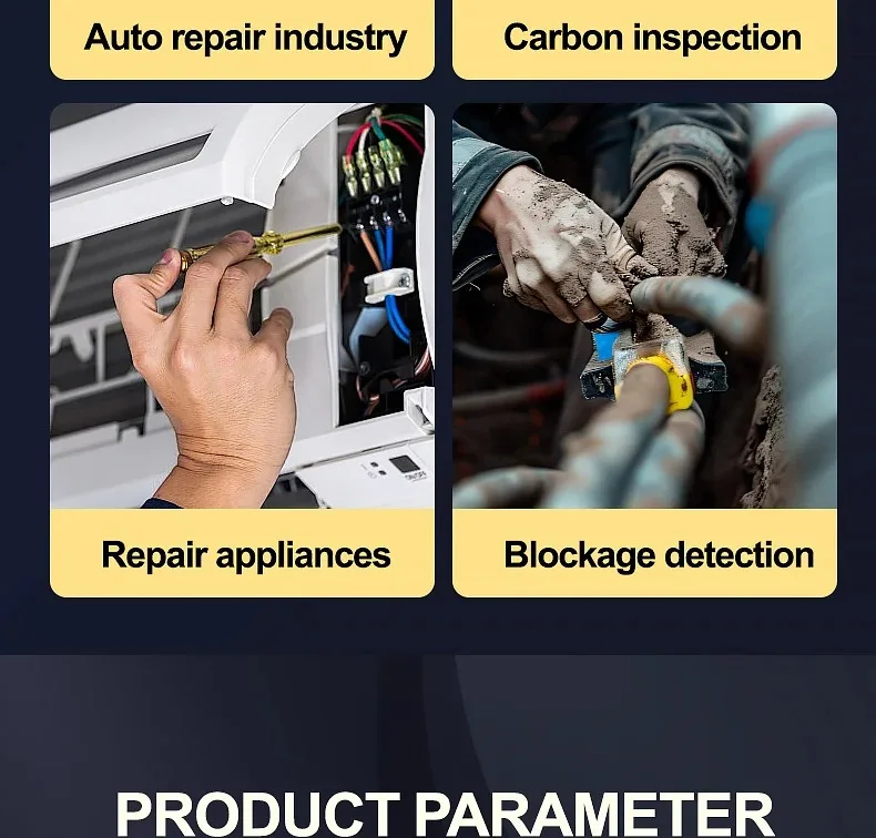360 Articulating Borescope 1080P 6.0mm 4.3inch LCD Monitor Industrial Inspection Camera With 2 Way Articulation For Automotive