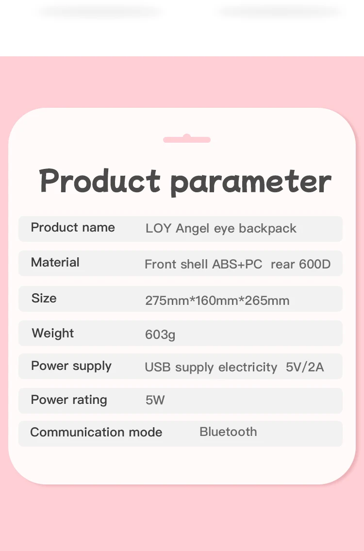 Women's backpack Led Screen Cell Phone Programming Pattern School backpacks Scho