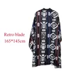 Hairdressing Coth Pattern Cutting Hair Waterproof Cloth Salon Barber Cape Professional Hair Stylist Retro Aprons Haircut Cape 6