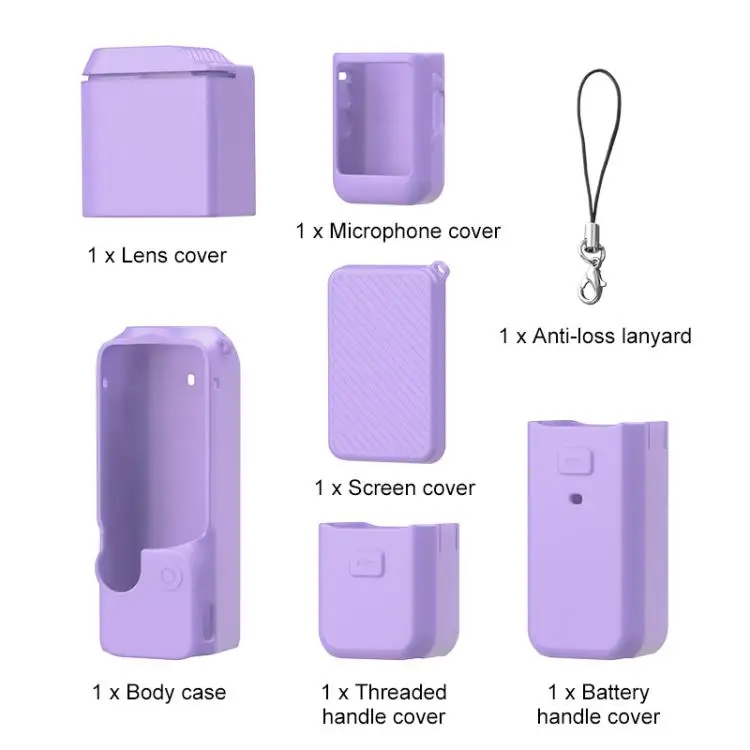 Silicone Protective Case with Lens Head Protector