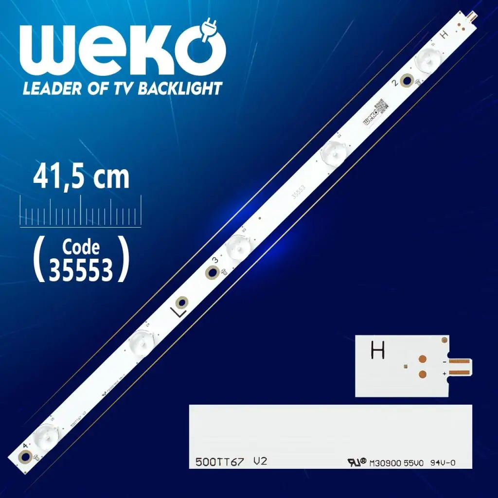 Sx-11800729A0 -2B554-0-A-54F-2766 L - 500 Tt67 V2 - 5 Led 41.5 Centimetri- (Wk-437)