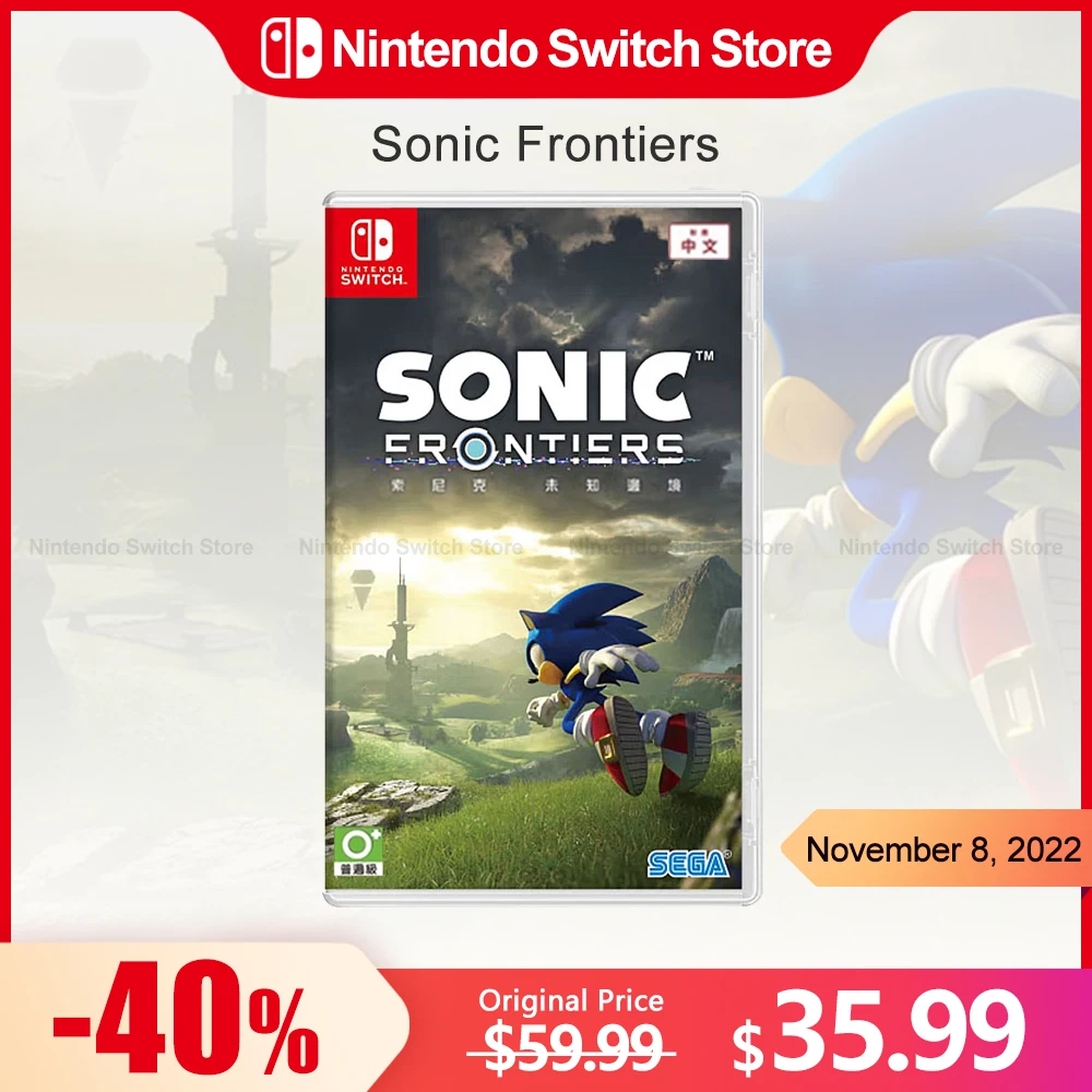 Sonic Frontiers nintendo switch игры, Игровые сделки для Nintendo Switch, 100% Оригинальная карта физической игры, 1 игрок, экшн-жанр для Nintendo Switch OLED Lite