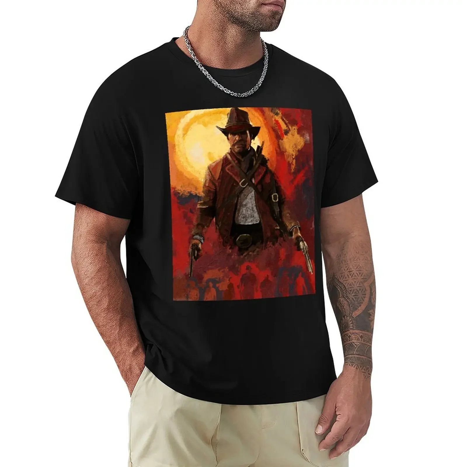 T-Shirt Arthur Morgan Rdr2 Vestiti Estivi Vestiti Estetici Ad Asciugatura Rapida Abbigliamento Uomo
