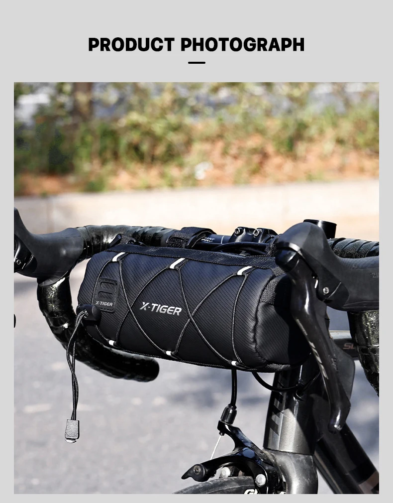 X-TIGER Fahrradtasche, tragbarer Lenker, Mehrzweck-Rucksack mit großer Kapazität, MTB, Rennrad, Rahmen, Schlauchtasche, Umhängetaschen – Detail 4