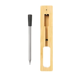 Wireless Bluetooth Meat Thermometer (Black)