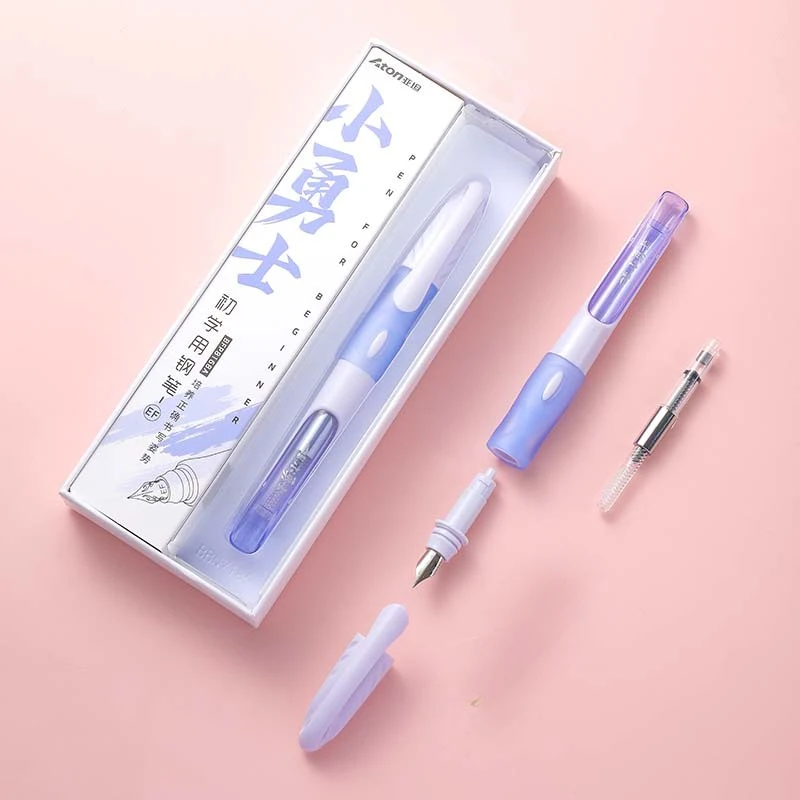 귀여운 마카롱 캔디 컬러 만년필 세트, 사무실 학교 용품, 작은 전사 문구 잉크 펜, 귀여운 만년필, 신제품