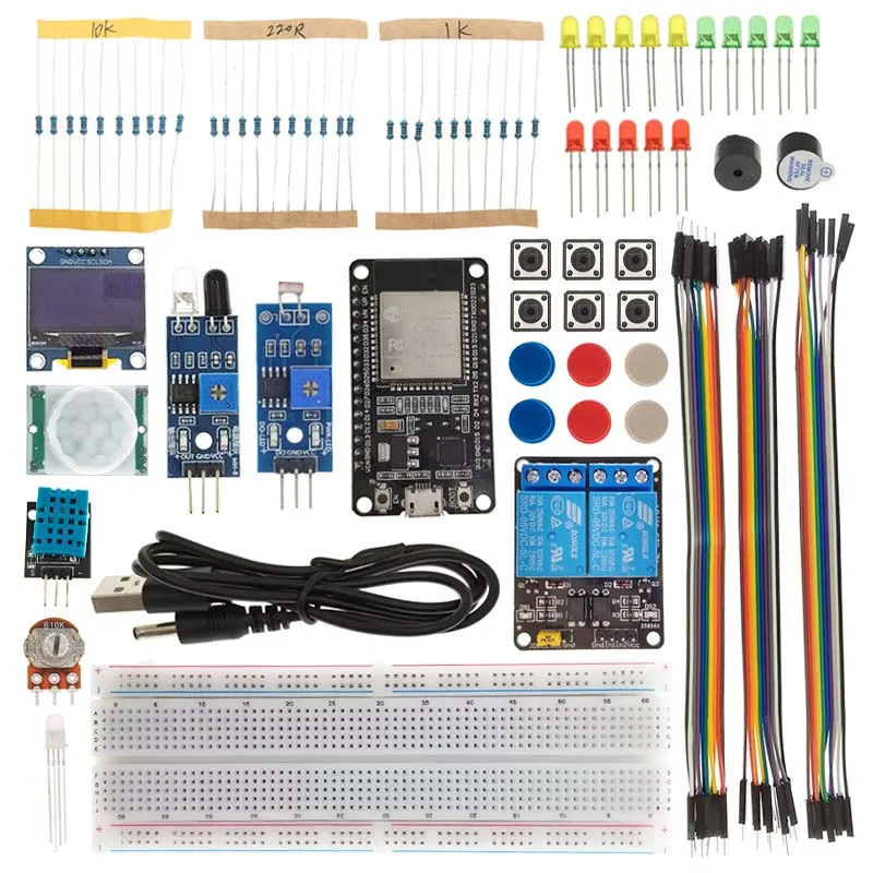 ESP32 Basic Starter kit Project Learning Kit Tutorials for ESP32 ESP-32S WIFI Development Board with Box