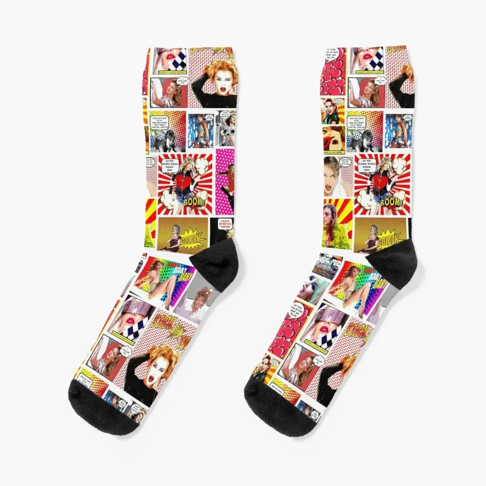 Kylie Minogue.....Even MORE POW Wow K35 Socks colored Lots Heating sock Woman Socks Men's gis mindmap socks sock woman cartoon socks valentines day gift for boyfriend lots