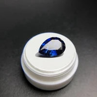 Natural Blue Sapphire Pear Cut 13×18mm 15.0ct VVS Loose Gemstones For Jewelry Making  Gem Beads 1