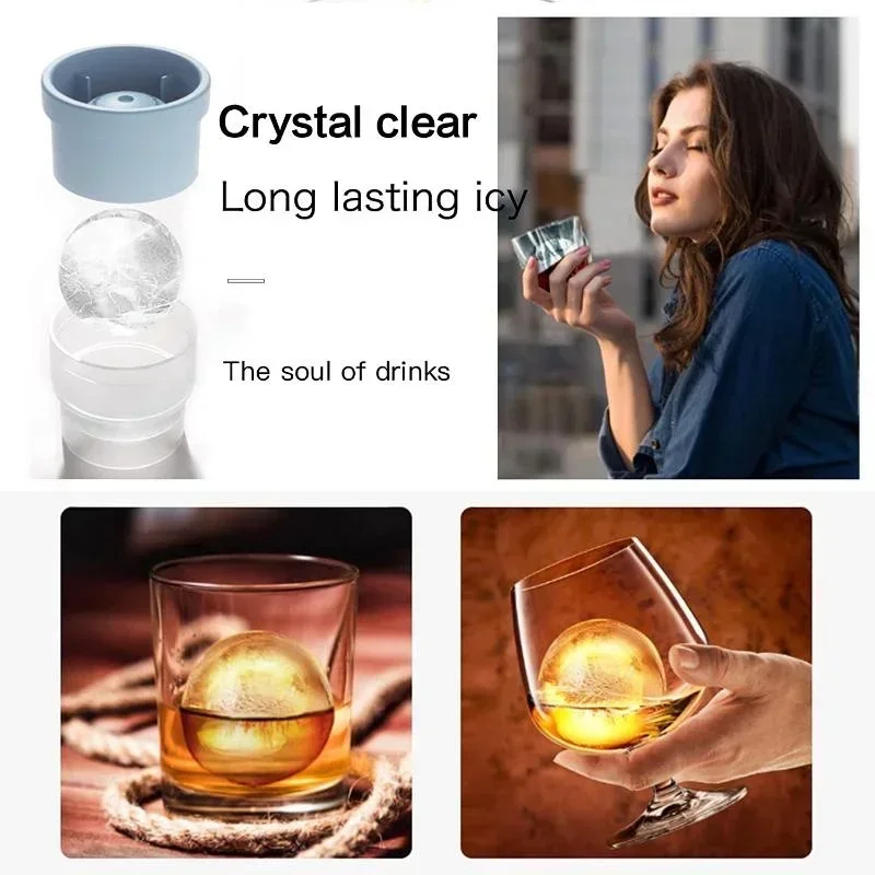 Handmade Creative Ice Hockey Molds for Making Food Grade Whiskey Ice Cube Containers and Popsicle Molds