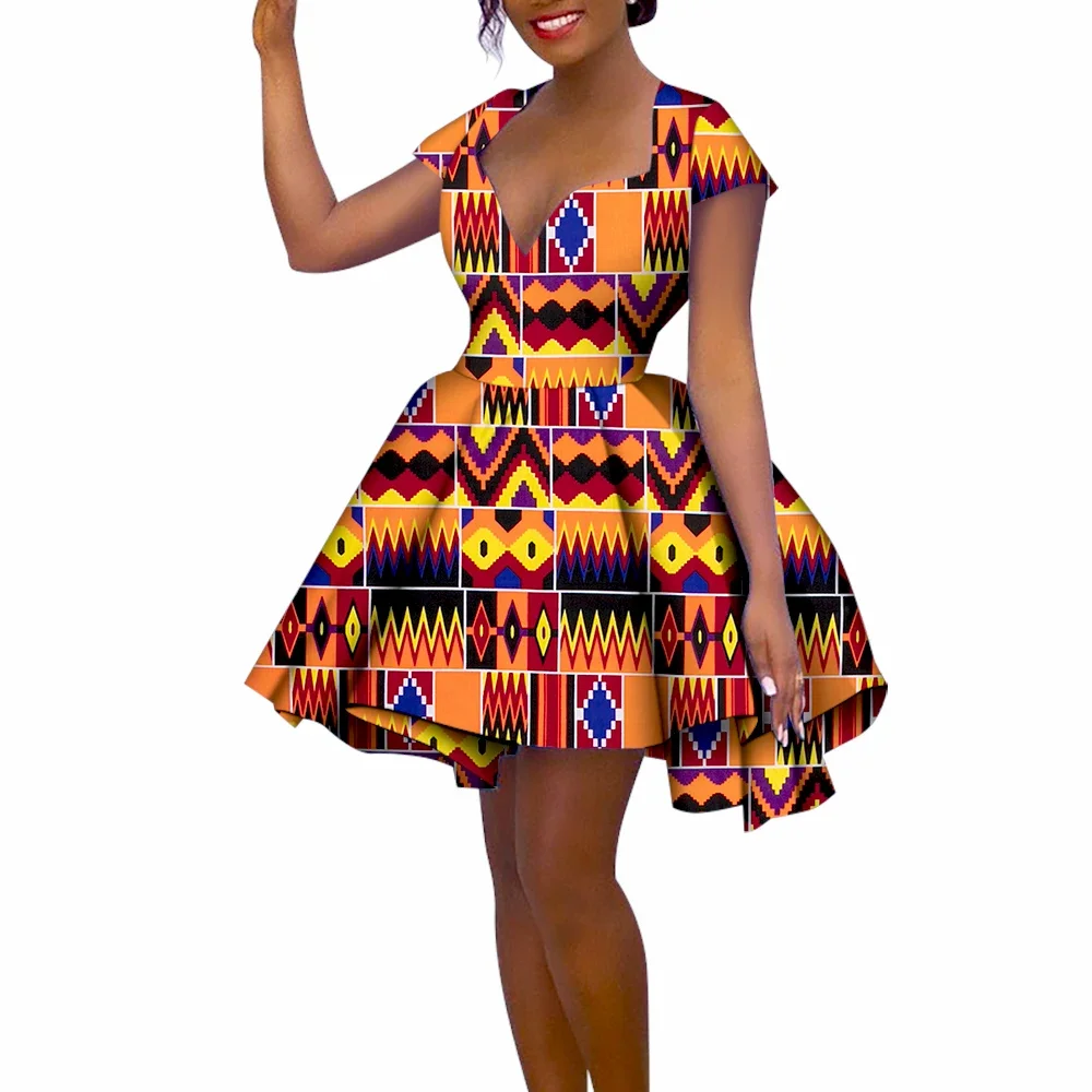 Dress Designs Stunning African Traditional Dresses African Dresses For  Women New Summer Short Sleeve Printing Dress