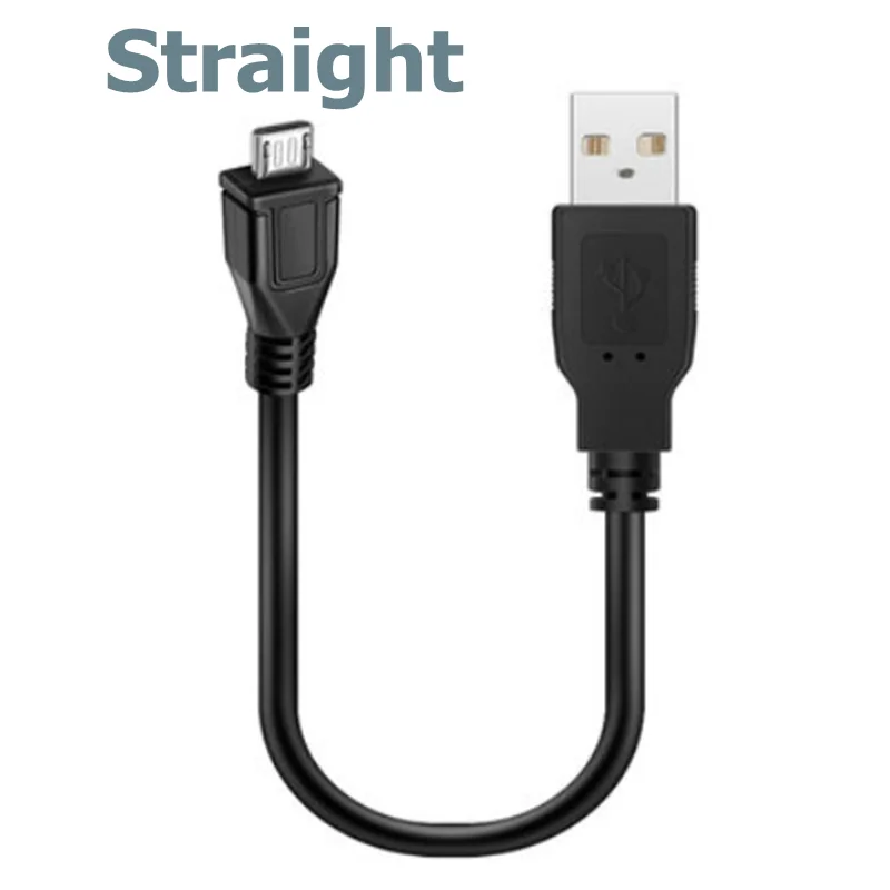 Up & Down & Left Right Angled 90 Degree Micro USB Male to USB male Data Charge connector Cable 0.5m 1m For Mobile Phone Tablet