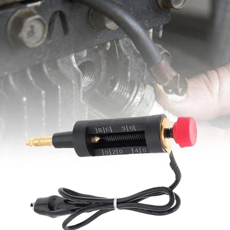 Adjustable Iron Car Spark Plug Tester High Energy Ignition System Coil Discharge Wire Circuit Diagnostic Tool auto battery tester