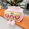 Strawberry Dessert  Tissue Box Sweet Color Pink Durable Home Car Hotel Sofa Paper Tissue Holder Napkin Case Pouch Girl's Gift 1