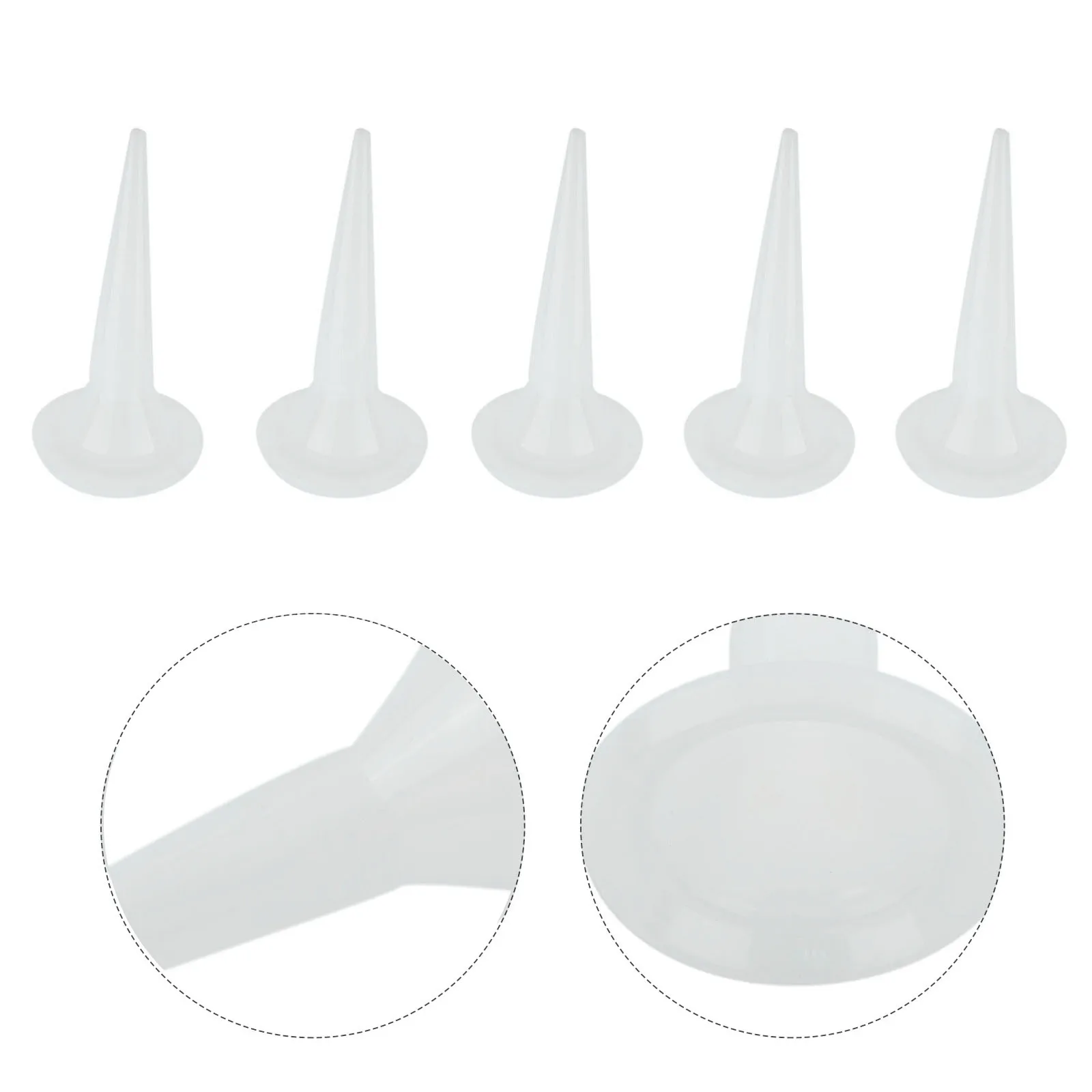 Description Picture 5 of item5pcs Common Glue Tip Caulking Nozzle Plastic Glass Soft Glue Caulkings Nozzles Home Construction Remover Grout Tools Accessory