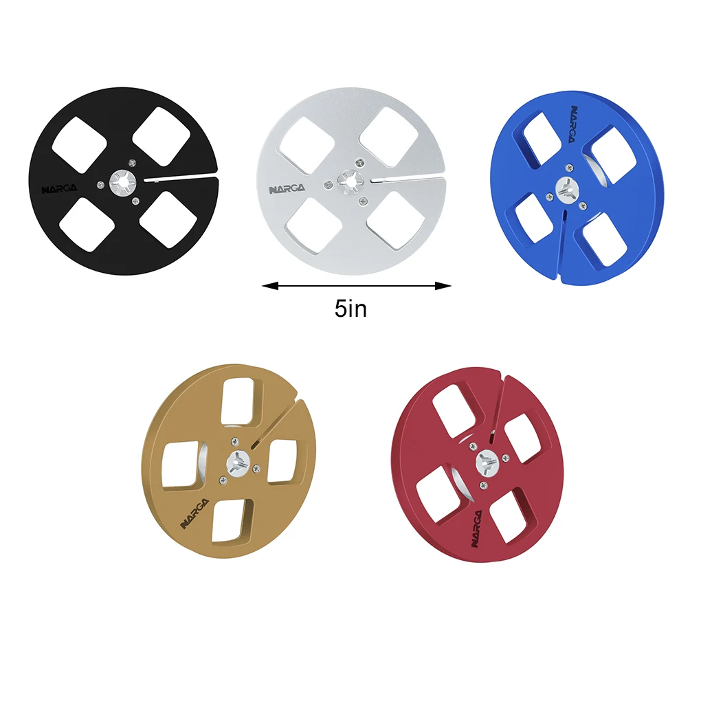 Sturdy 3 Hole Aluminum Alloy Tape Reel Unwinder Parts Is Empty Reel For To Tape 4 Holes