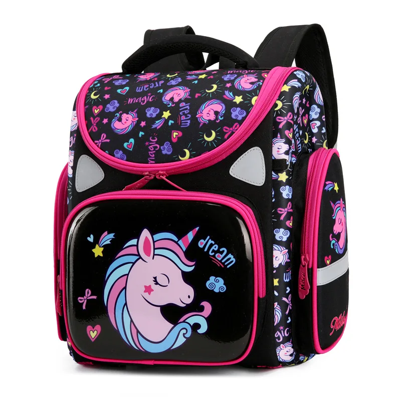 Orthopedic Children School Bags For Boys Top-Quality Primary School Backpacks1-3 grade Kids Backpacks Shell 3D Backpack Girls 3