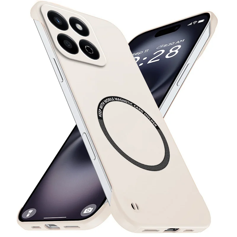 Magnetic Slim for Honor 200 Smart Play 60 Plus X6b X7c 4G 5G Frameless Phone Cases Matte Anti-Scratch PC Cover Shockproof Armor - Image 2