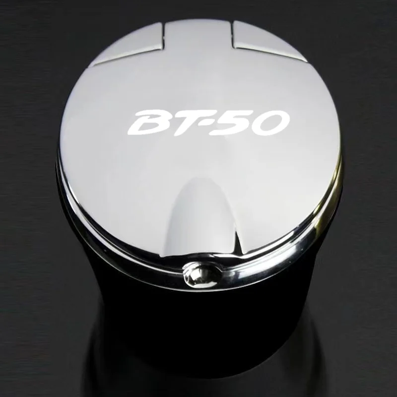 LED 조명이 있는 휴대용 자동차 재떨이, 탈부착 가능한 자동차 재떨이, 마쓰다 BT50 BT-50 엠블럼 자동차 액세서리
