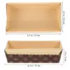 25 Pcs Baking Trays Cake Paper Chiffon Cups Cardboard Loaf Pans for Coffee Liners Mini 4