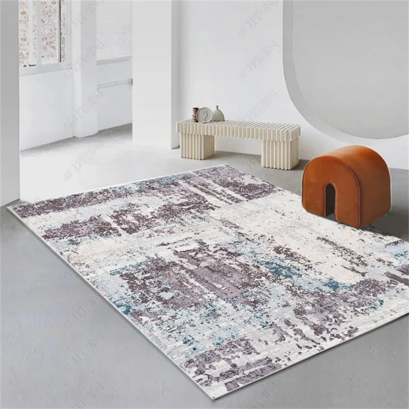 

Ink Abstract Living Room Sofa Tea Table Carpet Light Luxury Office Study Non-slip Rug Modern Simple Bedroom Bedside Fluffy Rugs