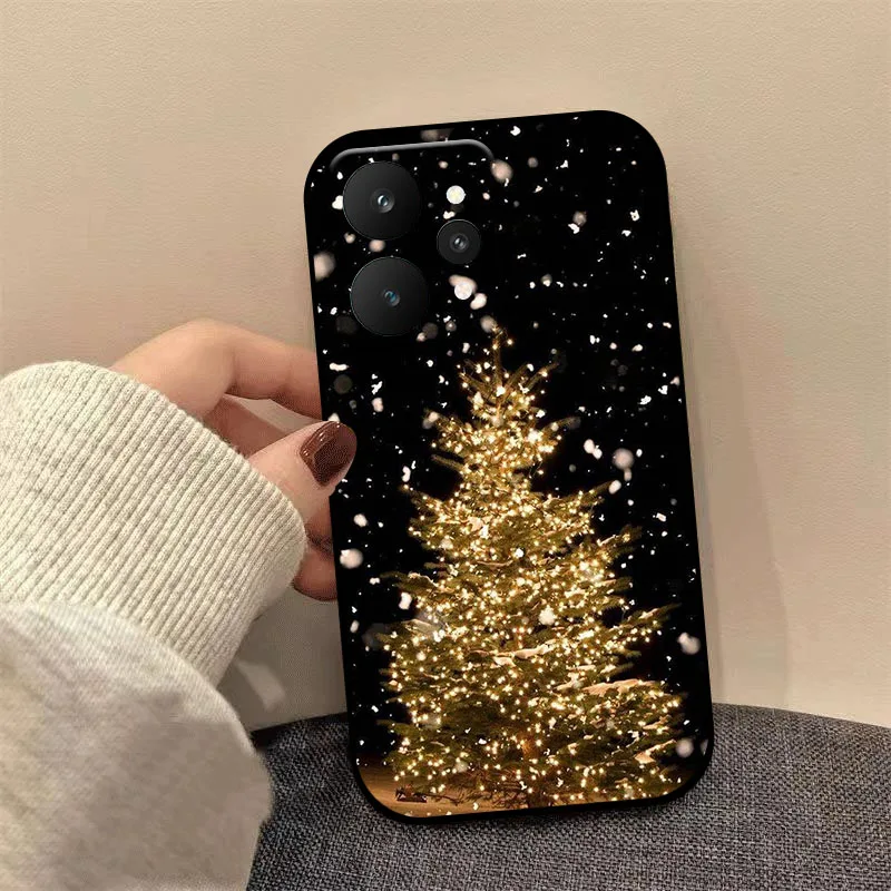 Festive Christmas Style Soft Silicone Phone Case Cover