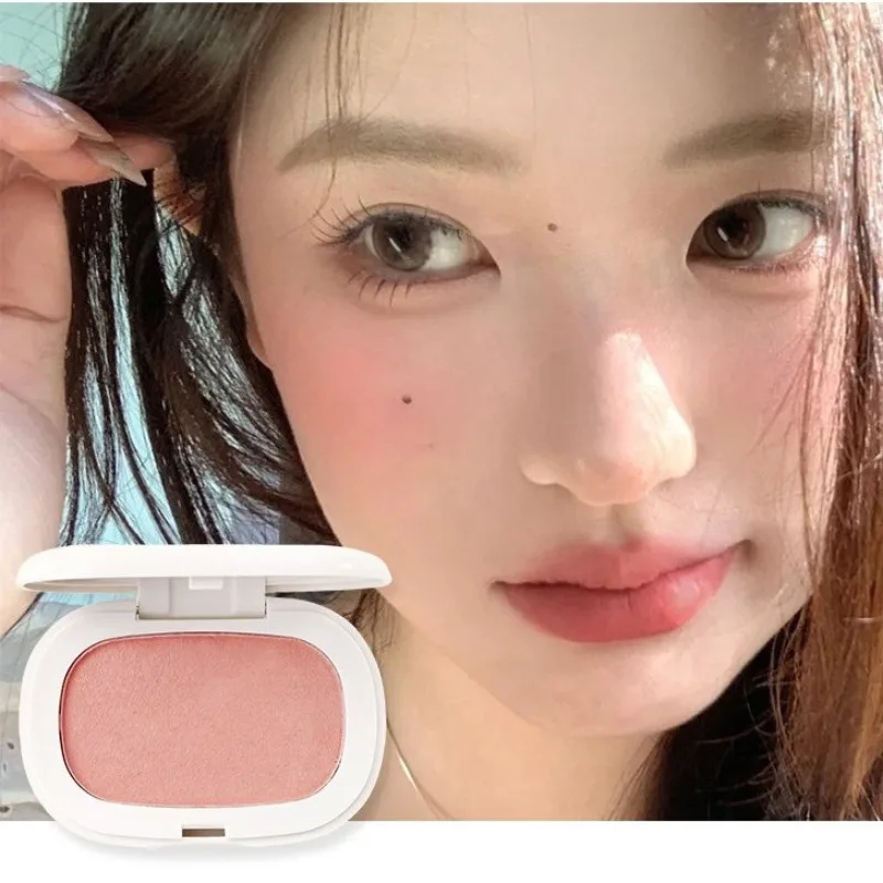 Face Blusher Matte Natural Cheek Tint Brighten Face Contouring Waterproof Cosmetics Blush Powder Soft Female Makeup 1pcs powder blusher,blush powder,facial blusher
