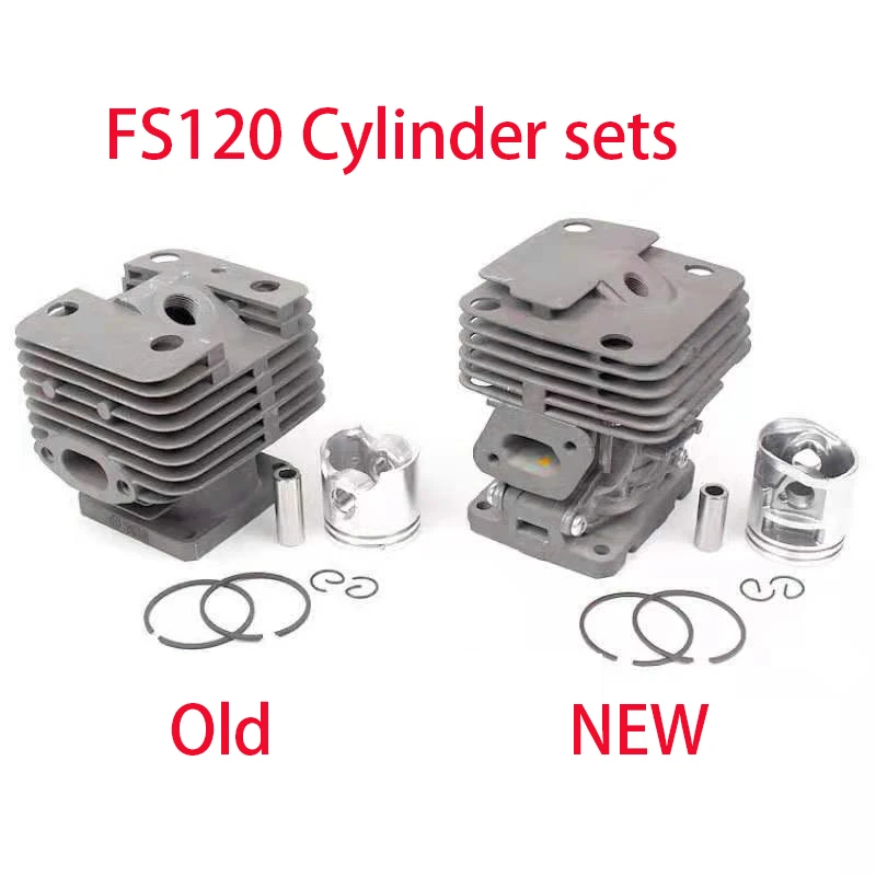 FS120 Cylinder Piston Kit For STihl Brush Cutter Grass Trimmer Old New Model the grass rope trimmer spools covers cover model part grass head cover spool cap beats spool model parts garden