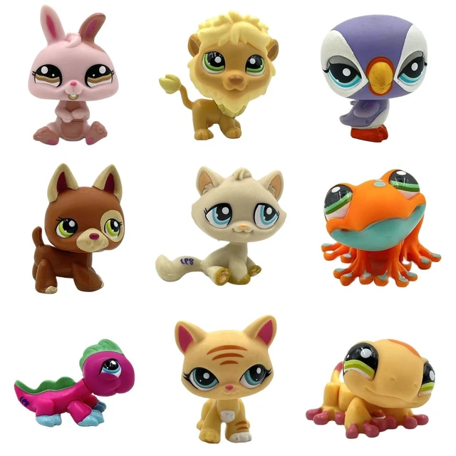 Lps Cat Littlest Pet Shop Bobble Head Toys Old Playset Collectible Cats And  Dogs Playset Christmas Gift For Children - Action Figures - AliExpress