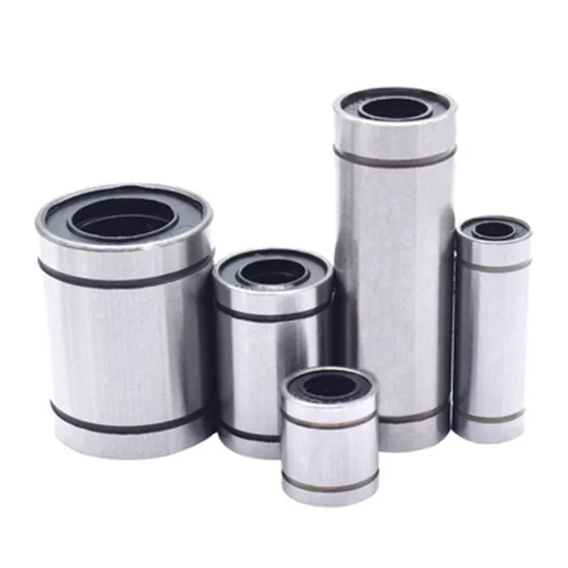 1/10PCS LM8UU LM10UU LM16UU LM12UU Linear Ball Bearing Linear Bushing 8mm Rods Liner Rail Shaft Parts DIY CNC 3D Printer linear bearings