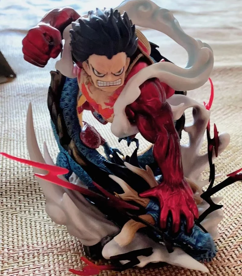 14cm One Piece Anime Figura Wano País Monkey D Luffy Vs Kaido Dragão Luta  Gk Luffy Pvc Tamanho Grande Figura de Ação Toy Model - AliExpress