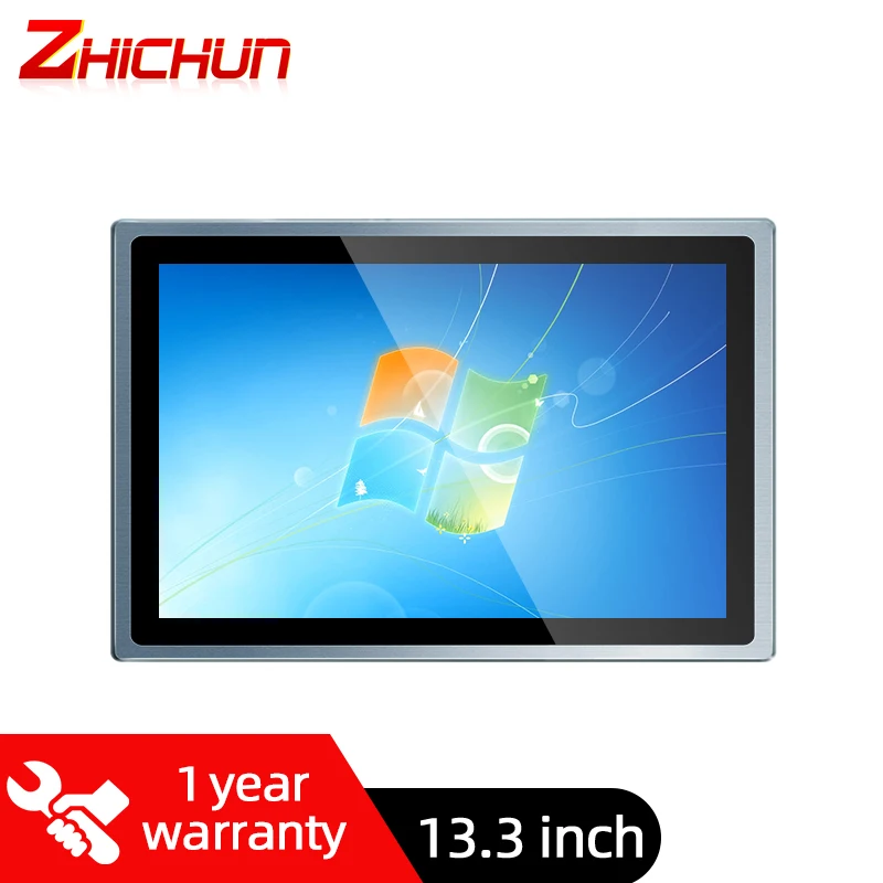Tablet Windows Da 13.3 Pollici Zhichun Pannello Industriale Pc I7 Ampio Schermo Capacitivo Touch Flat Computer