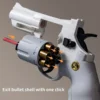 Automatic Launcher ZP5 357 Revolver Mechanical Continuous Firing Toy Gun Pistol Soft Dart Bullet CS Outdoor Weapon for Kid Adult 5