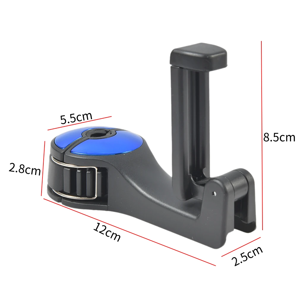 Back Hook 2 In 1 Car Headrest Hook with Phone Holder Seat Back Hanger for Bag Handbag Car Hooks Seat car phone holder,car hook