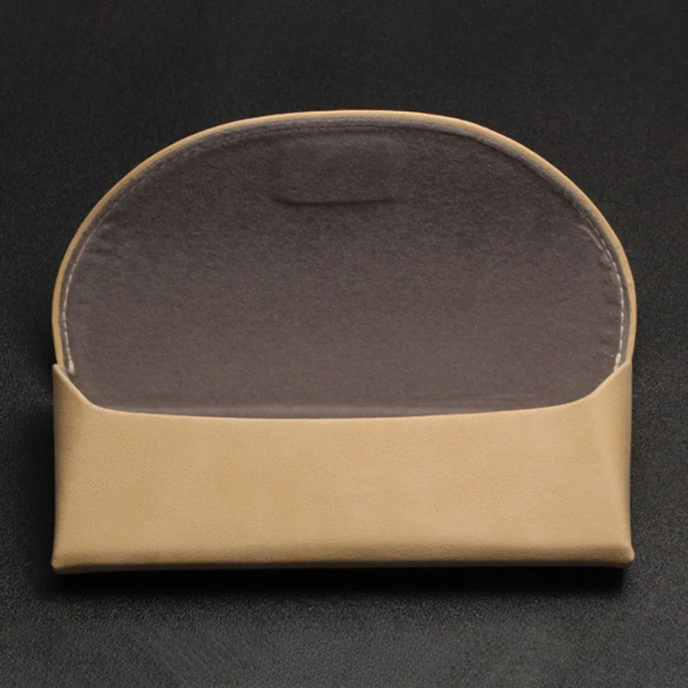 Vintage PU Leather Glasses Box Simple Sunglasses Case Women Men Glasses Portable Pouch Bag Accessories Eyeglasses Storage Case
