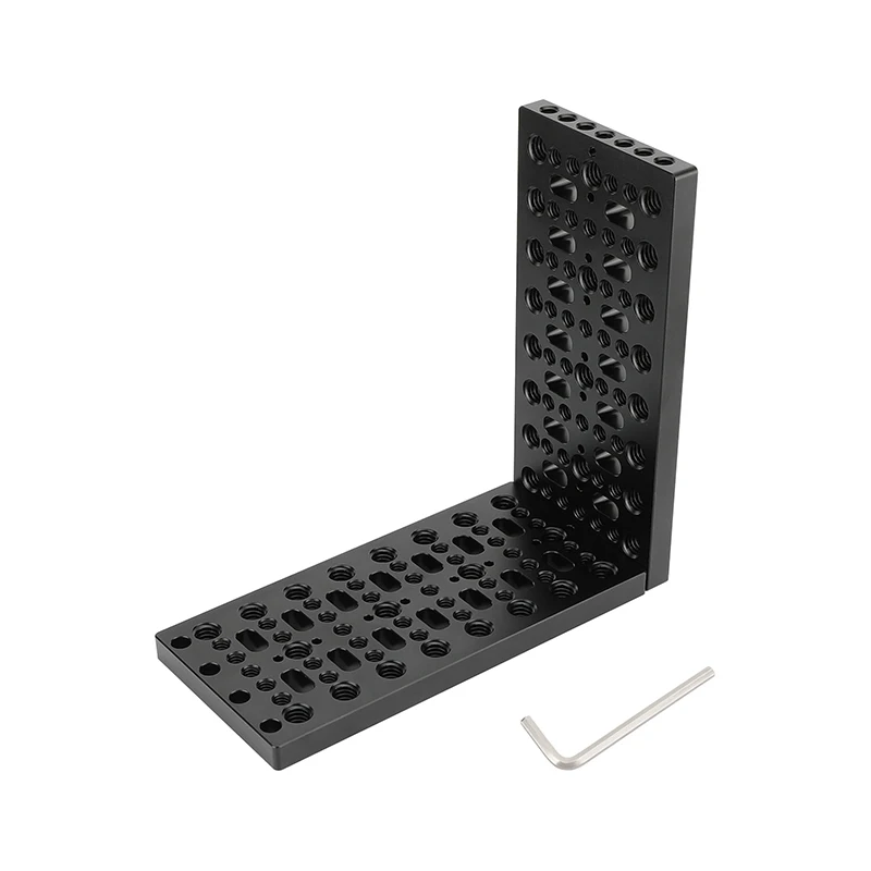 Camvate-câmera l Bracket Cheese Plate Thread Holes e Arri Posicionamento Buracos para Dslr Câmera Tripé Head 14 20 3816 - Image 5