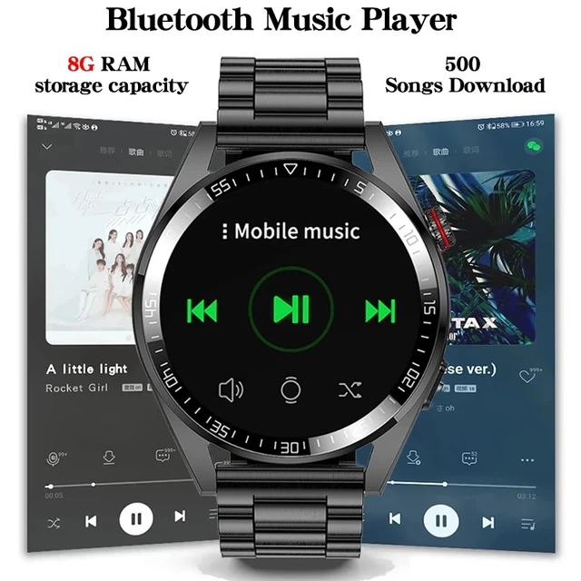 2022 New Smart Watch 454 454 AMOLED Screen Sport Bluetooth Call Always Display The Time 8G
