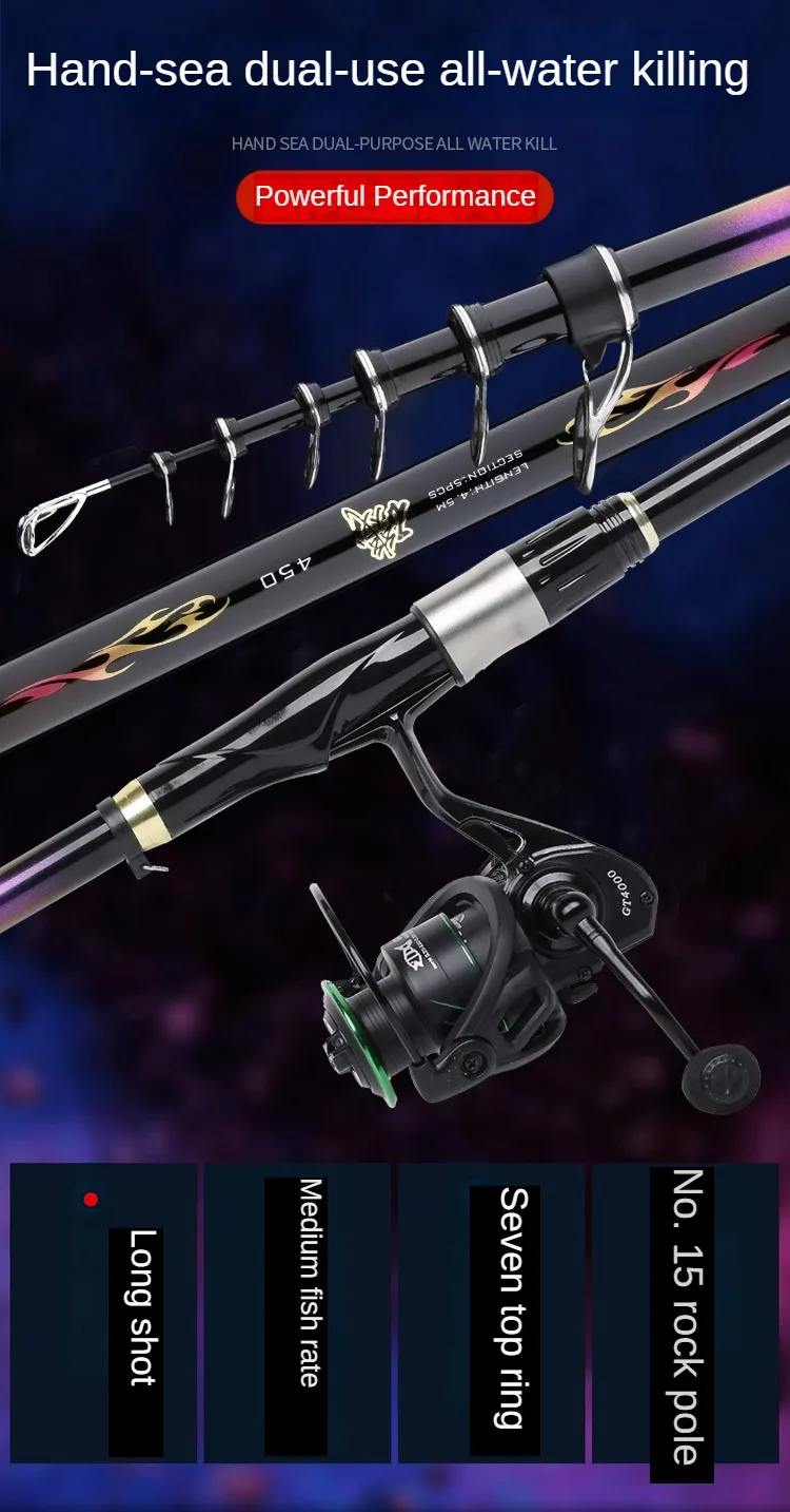 ロッド Ryo Japan-Rock Fishing Rod, Large Guide Ring, Carbon,Ultra Light