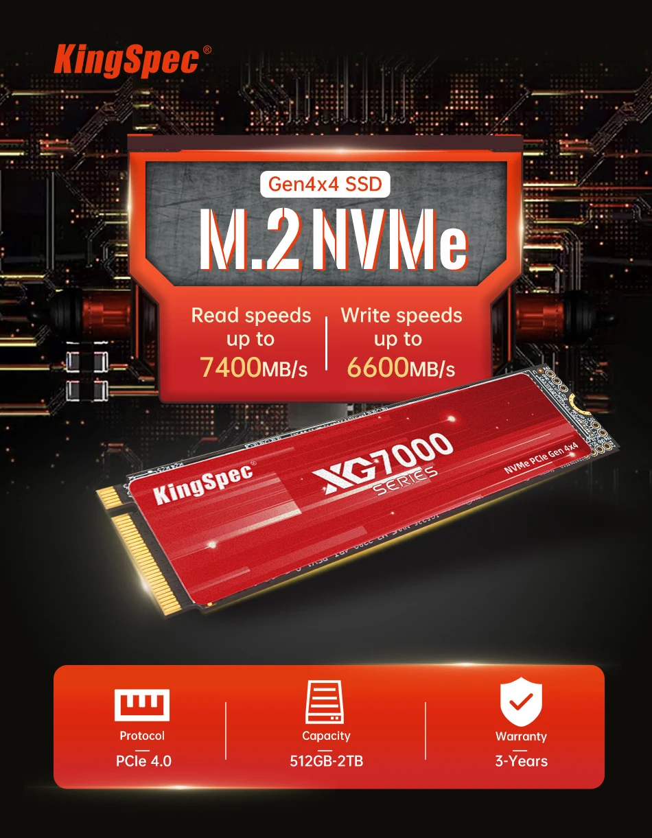 SSD, unidades de disco rígido, M2, Gen4,
