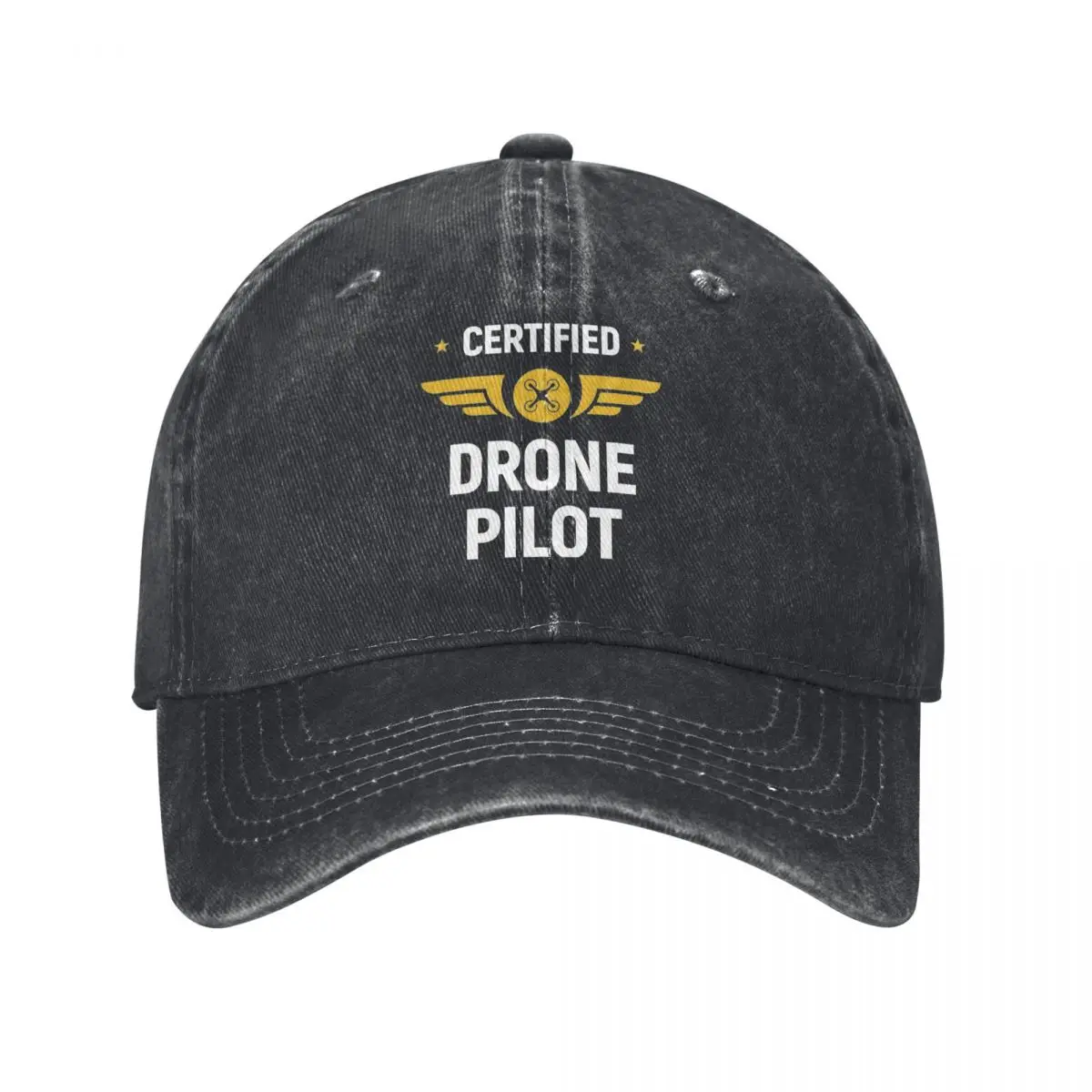 Certified Drone Pilot Baseball Cap Hiking Fishing Hot Sale Trucker Hat Men Women Fashion Sun-Proof Baseball Caps 2