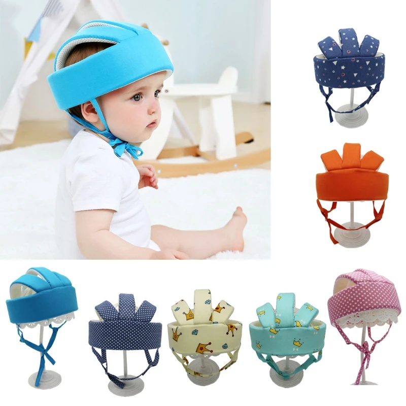 

Baby Adjustable Safety Helmet Headguard Protective Harnesses Hat Safety Learning Crawling Walking for Protection Cap